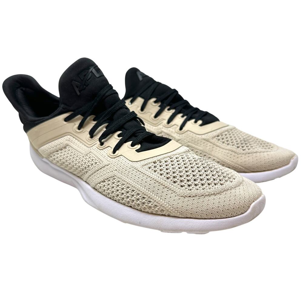 Apl Techloom Tracer Sneaker Trainer Black Cream Beige White Size US‎ 10